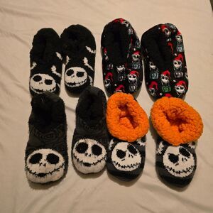 Nightmare Before Christmas Slipper Socks